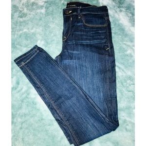 Express Dark Wash Skinny Jeans